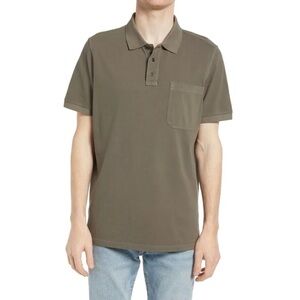 NWT FILSON Lightweight Short Sleeve Pocket Polo - Stn Brown